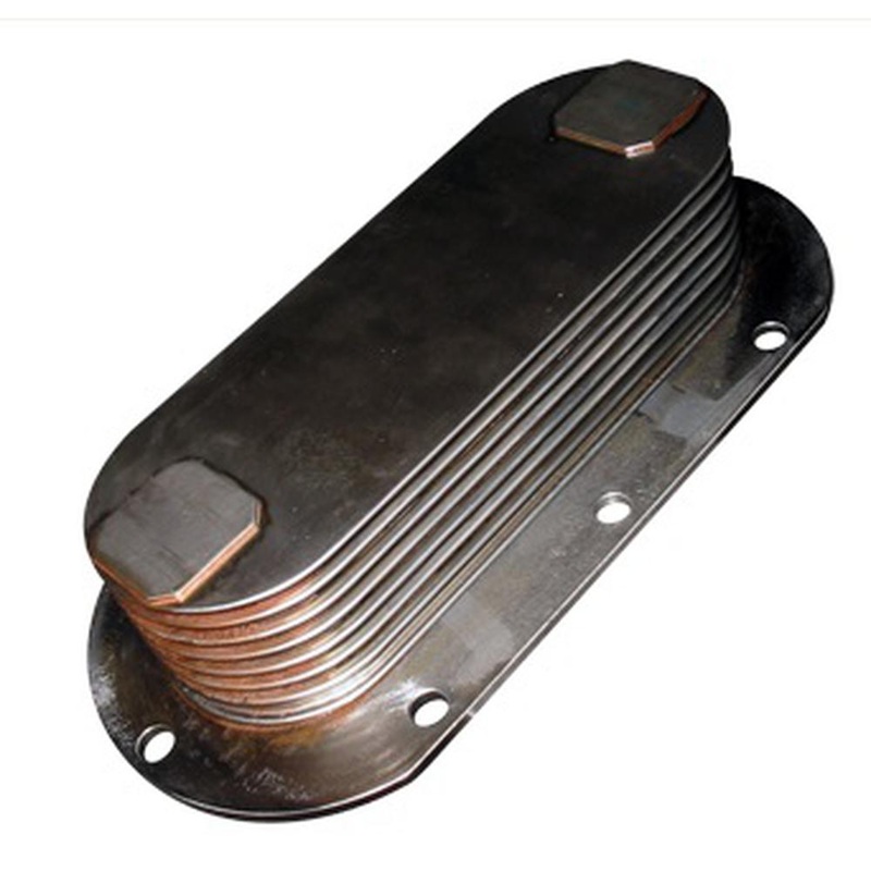 8 Plate Oil Cooler Fits John Deere Replaces AR55394