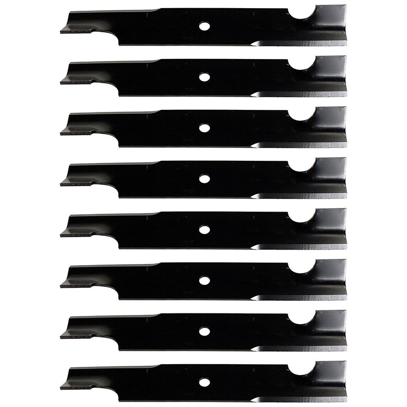Qty 8: Notched Mower Blade Fits Encore Replaces 483035