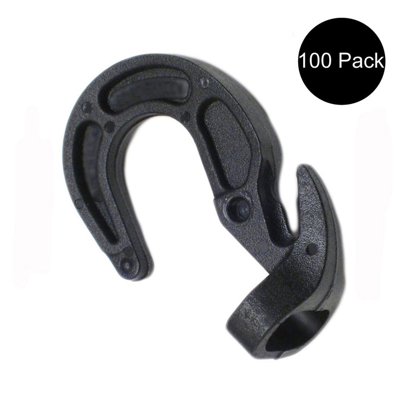 Qty 100: Shock Cord Hook Fits Universal Products Replaces TSCHK