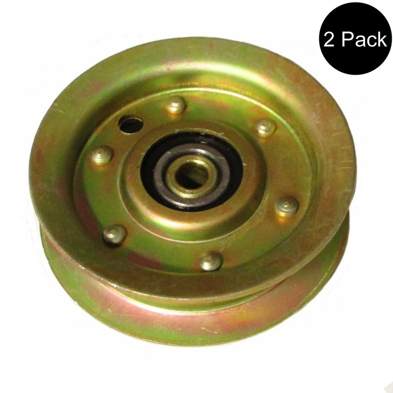 Qty 2: Flat Idler Pulley Fits Murray Replaces 104360X