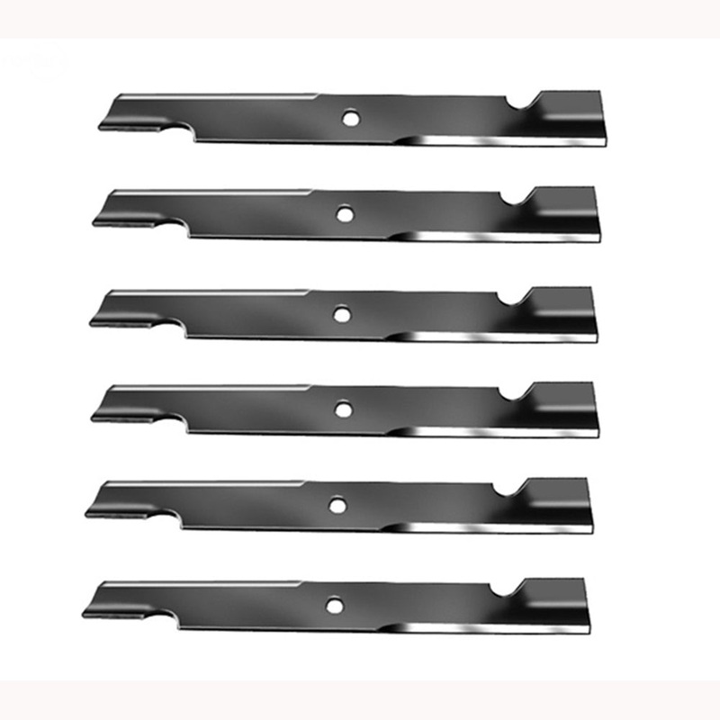 Qty 6: Notched Hi-Lift Blade Fits Exmark Replaces 103-6384
