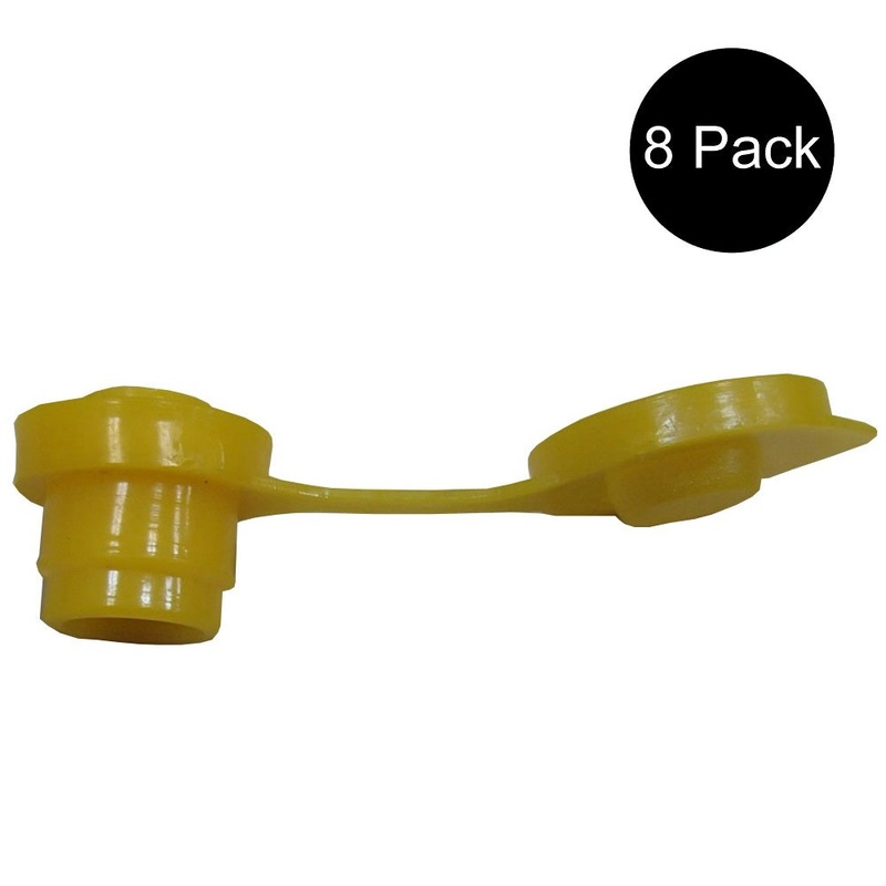 FSG80-0132_x8 Qty 8: Gas Can Vent Cap (Yellow) Fits Universal Products