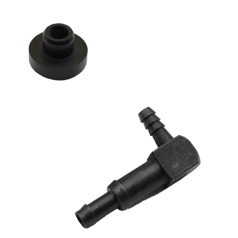 Fuel Tank Elbow w/ Rubber Bushing Fits Bobcat Replaces 6553411