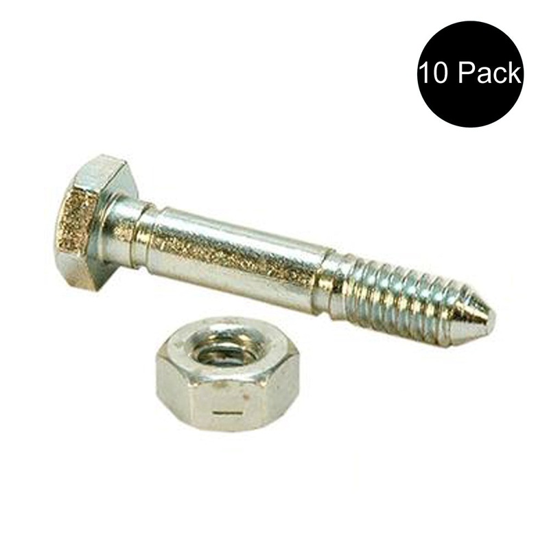 Qty 10: 1-9/16" x 1/4" Shear Pin with Nut Fits John Deere Replaces A122156