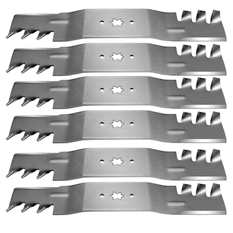 Qty 6: Commercial Mulching Blade Fits Cub Cadet Replaces 742-0677A