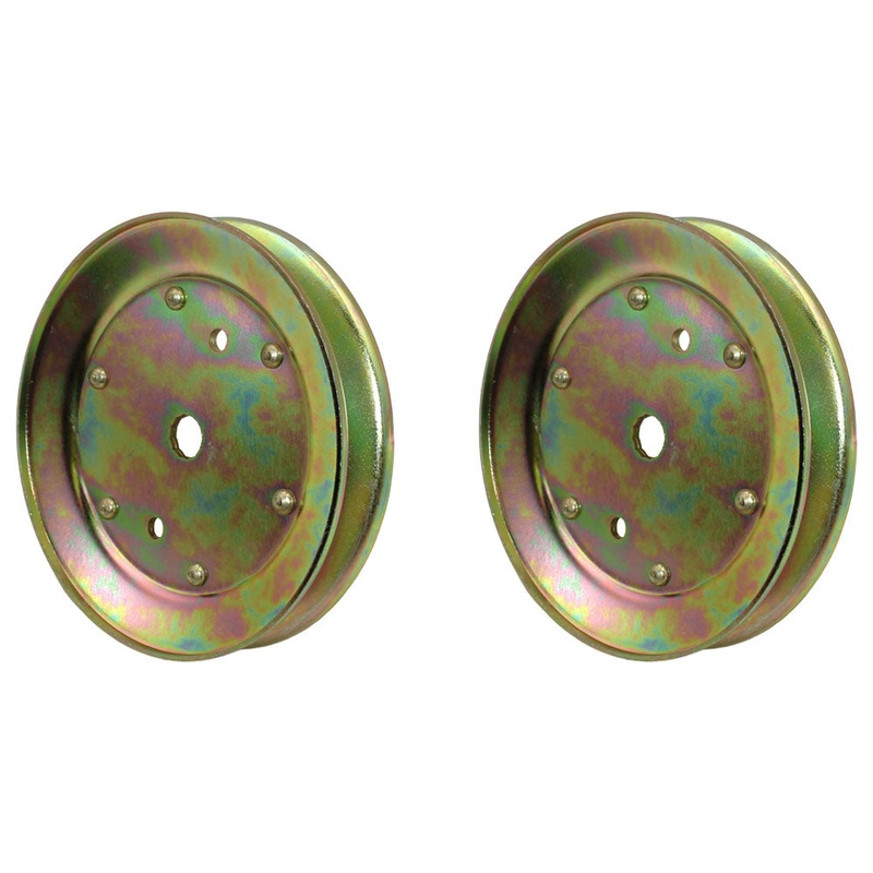 (2) Mandrel Pulleys Fits Craftsman 195945 | 42" Deck | 46" Deck
