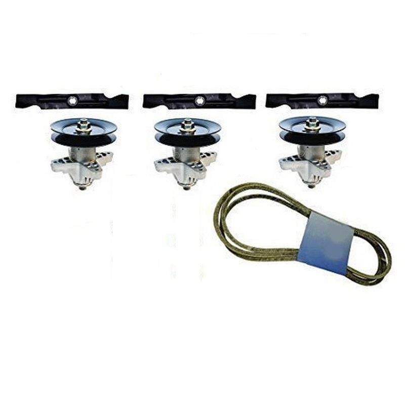 490-110-C123 Deck Rebuild Kit w/ Spindles, Blades, & Belt Fits Cub Cadet
