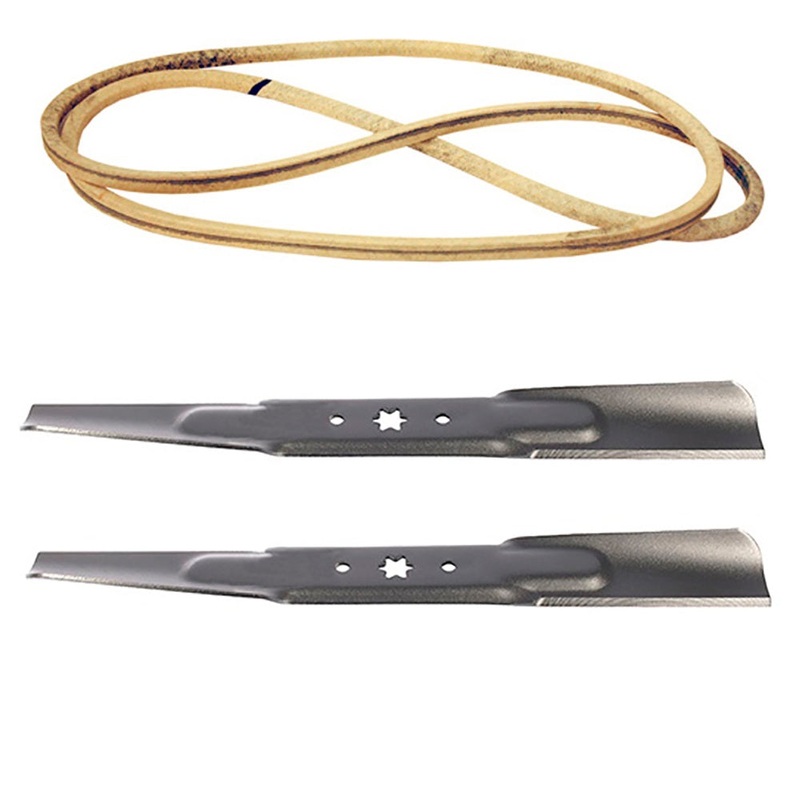 Mower Deck Belt and Blade Set Fits Troy Bilt Replaces 490-110-C108