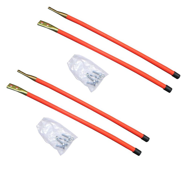 Qty 2: Pair of 24" Orange Blade Markers Fits Western Replaces 62595