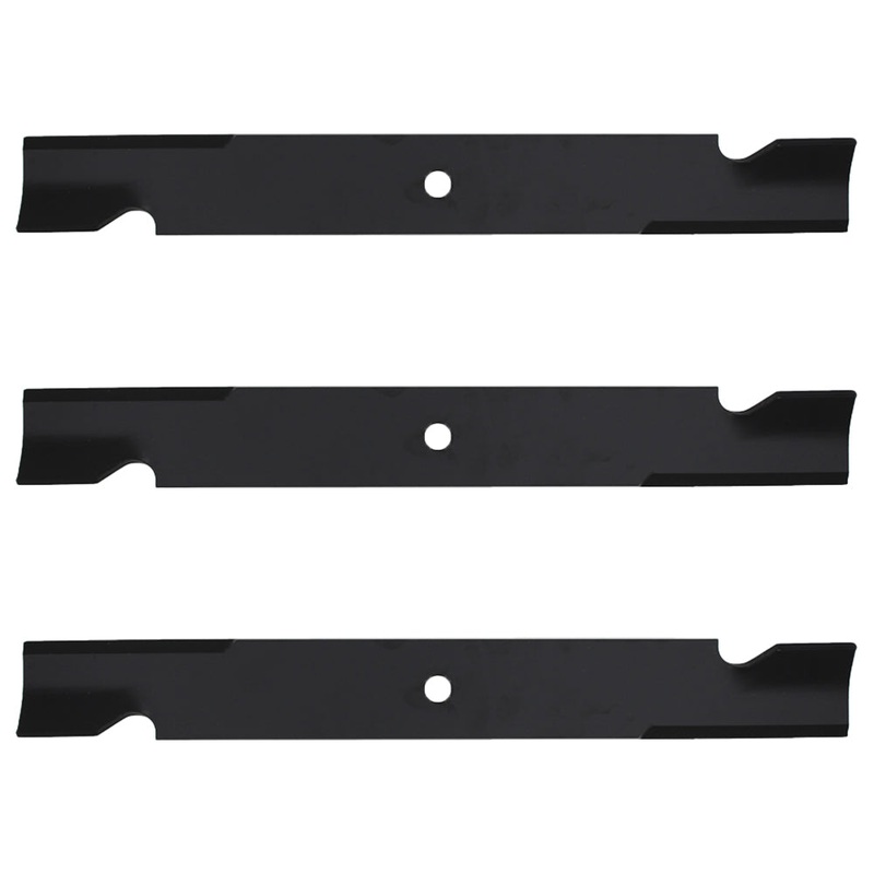 Qty 3: Notched High-Lift Mower Blade Fits Dixie Chopper Replaces 30227-60