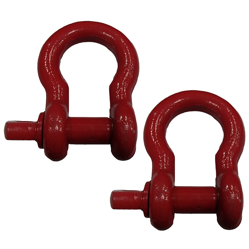 Qty 2: Red 3/4" Shackle Fits Universal Products Replaces 3-4RSHACKLE