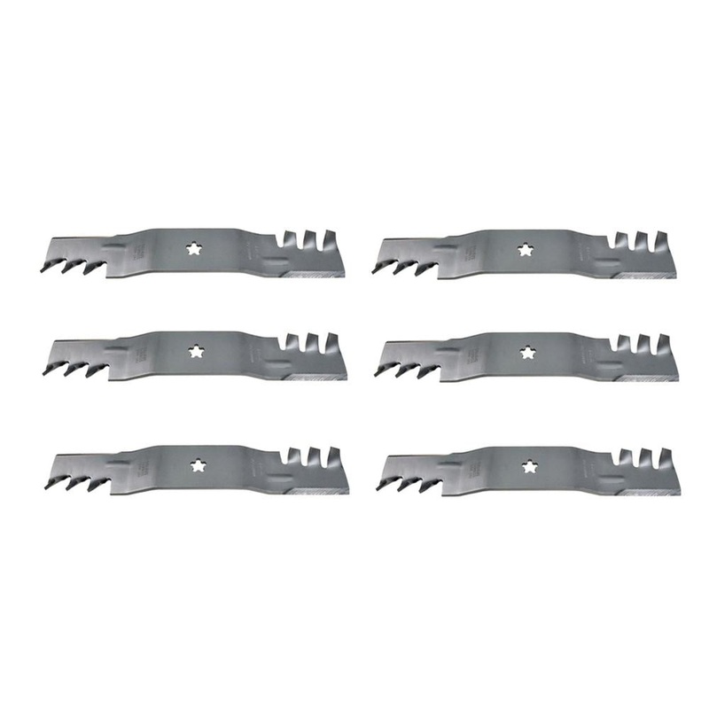 Qty 6: Toothed Mulching Blade Fits CRAFTSMAN Replaces 917187254