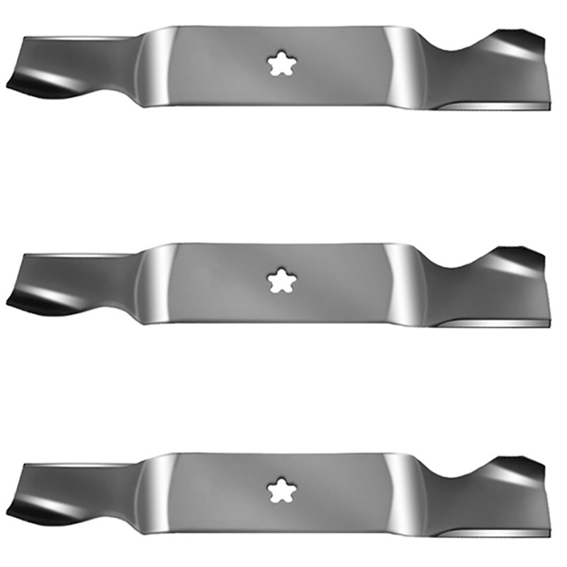 Set of 3 18-1/2" x 5 Point Star AYP STD Lift Fits Husqvarna 532187254 532187256