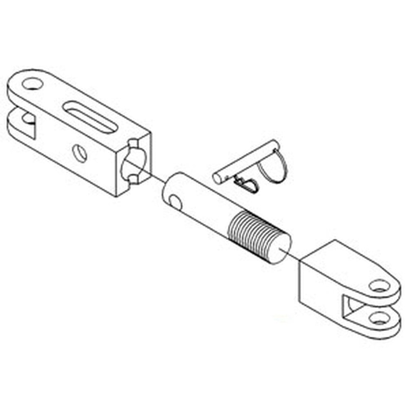 3 pt Hitch Sway Limiter Assembly for IH 1486 3388 1066 1466 1086 1206 + 406250R1