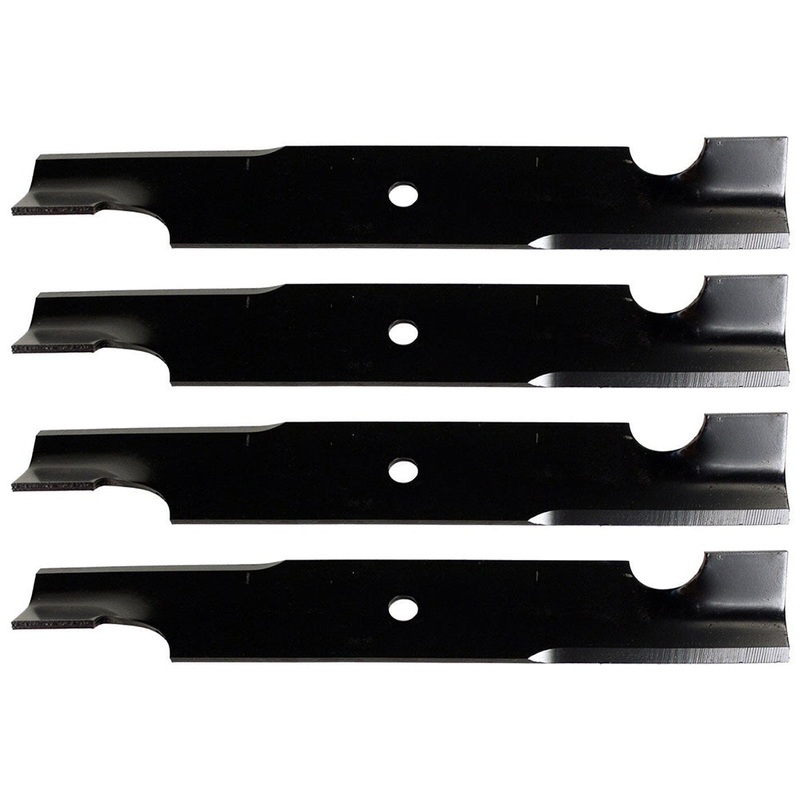 Qty 4: Notched Mower Blade Fits Gravely Replaces 00878100