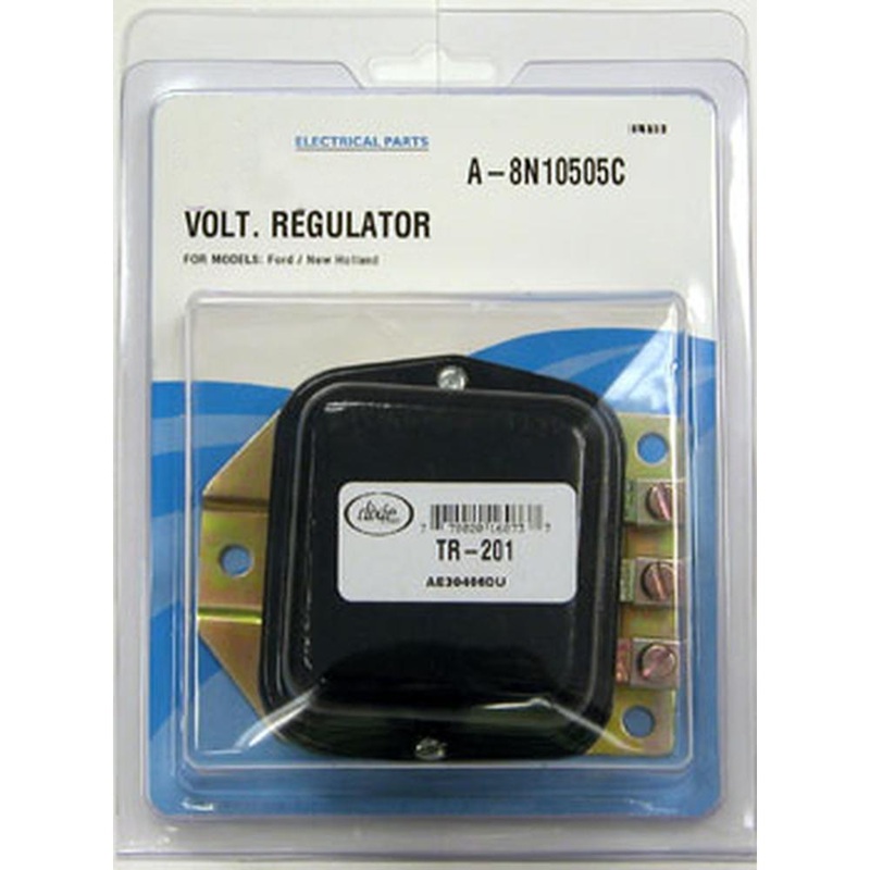 Voltage Regulator (6 Volt) with Mounting Hardware Fits Ford 8N Tractor 8N10505C