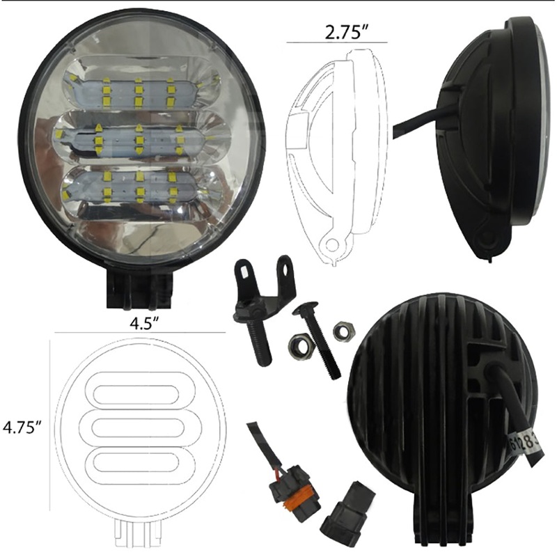 LED Cab Light Fits John Deere 5E 5M 5020 5025 6015 6020 6030 7020 Series Tractor
