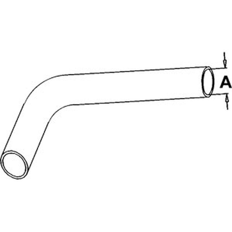 Radiator Hose, Upper TY22409 Fits John Deere 2440 2510 480A 480B