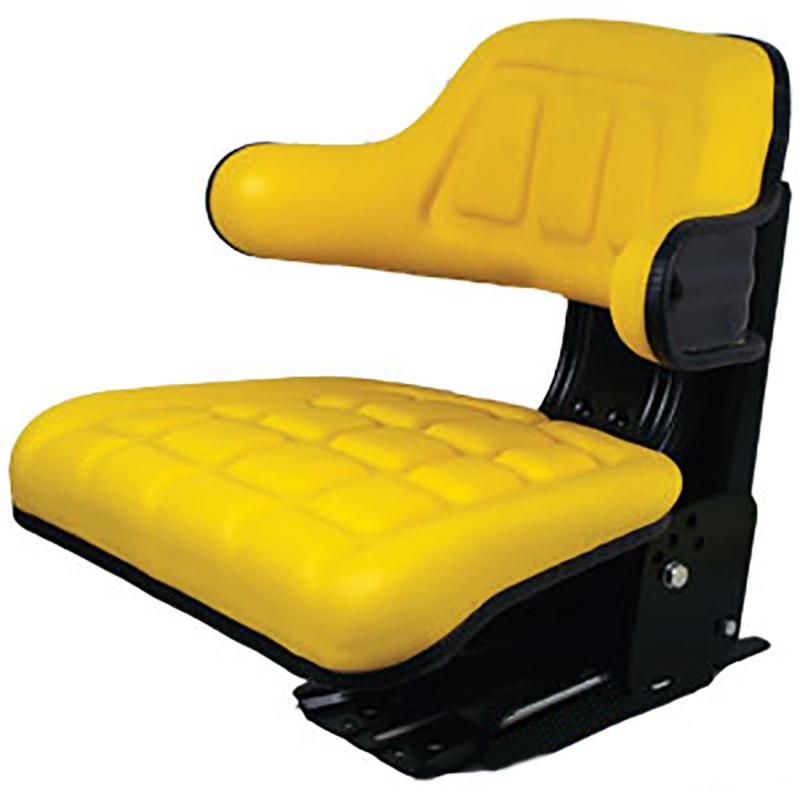 Yellow Seat w/ Arms TY24763 Fits John Deere 2020 2030 2040 2040S 2120