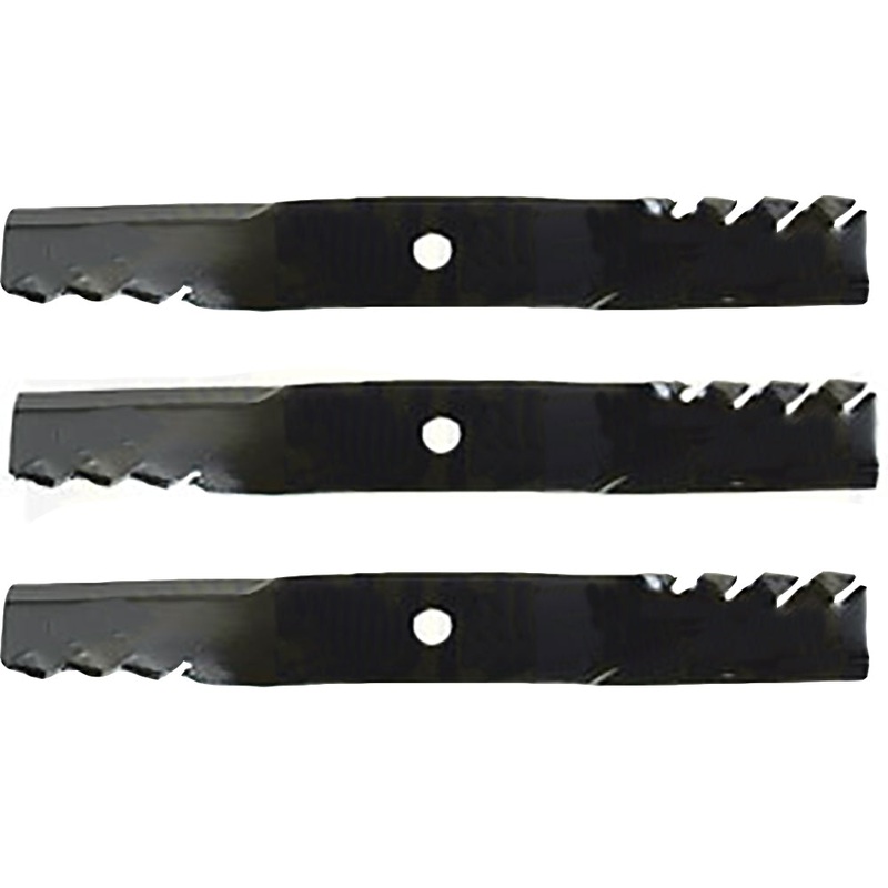 (3) 396-719 Blades Fits John Deere M143520, M145516, M152726