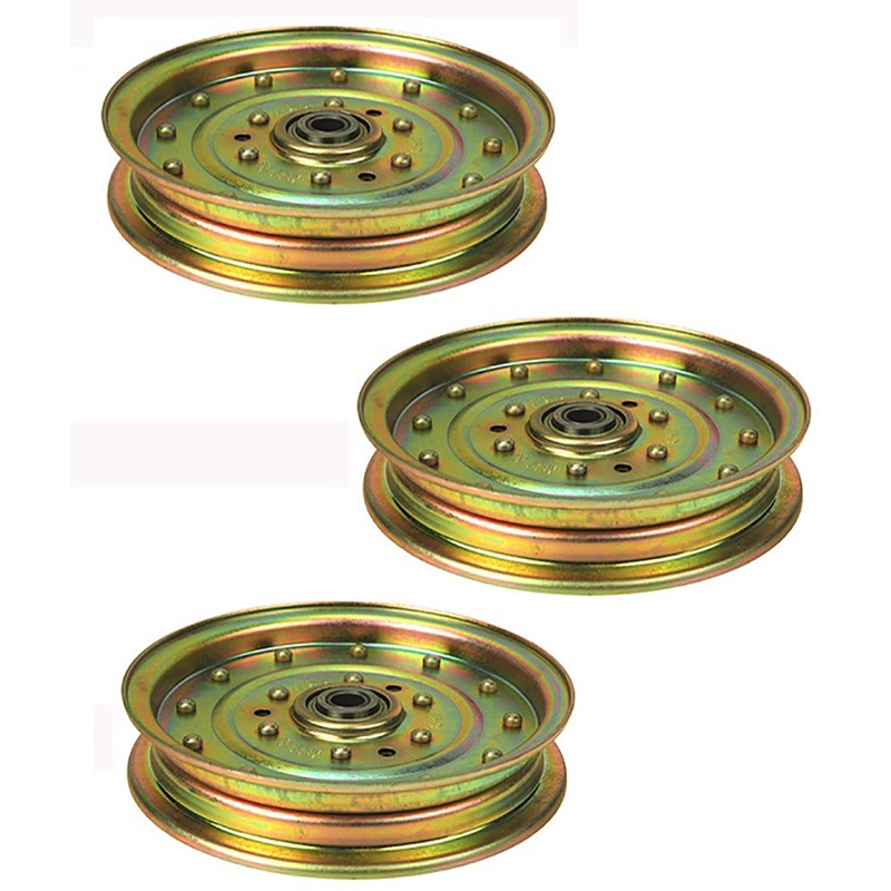 Qty 3: Flat Idler Pulley Fits Ferris Replaces 5021976