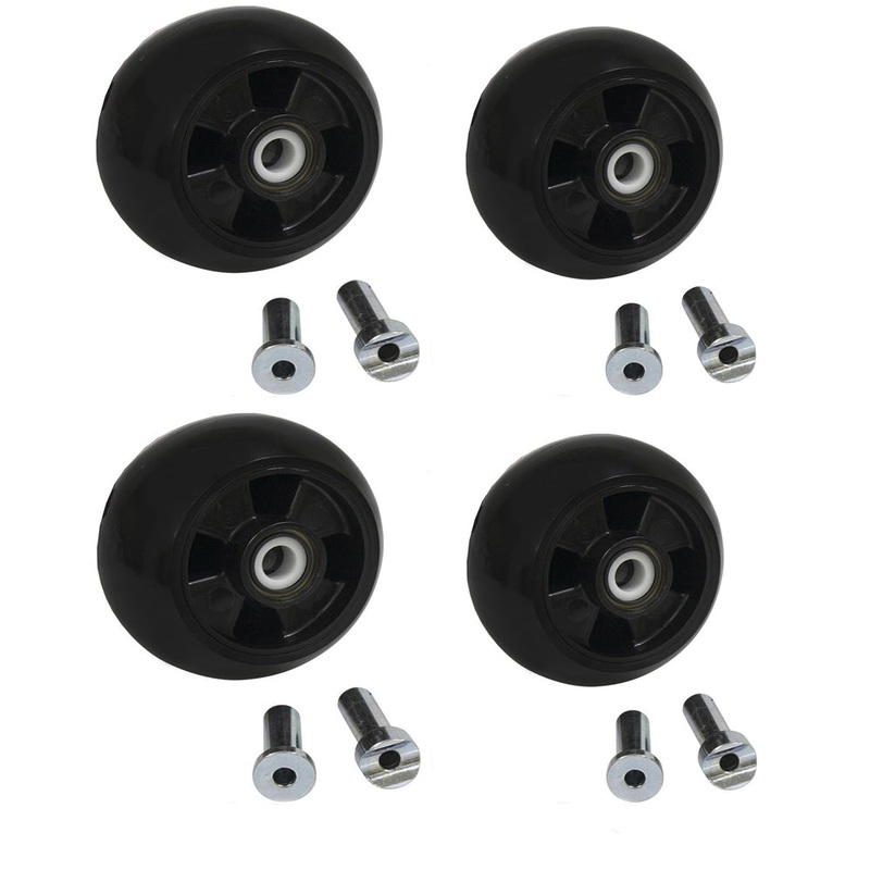 Qty 4: Deck Wheel Kit Fits John Deere Replaces AM125172