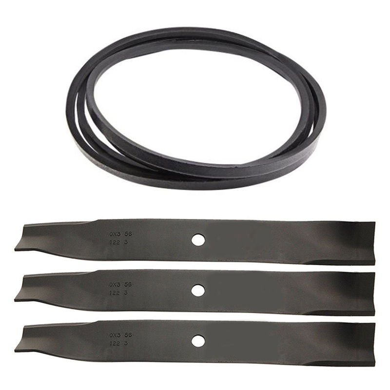 Mower Deck Blade & Belt Set Fits Toro Replaces 110-6837-03