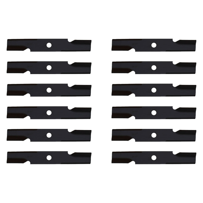 Qty. 12: Notched Mower Blade Fits Toro Replaces 109-6872