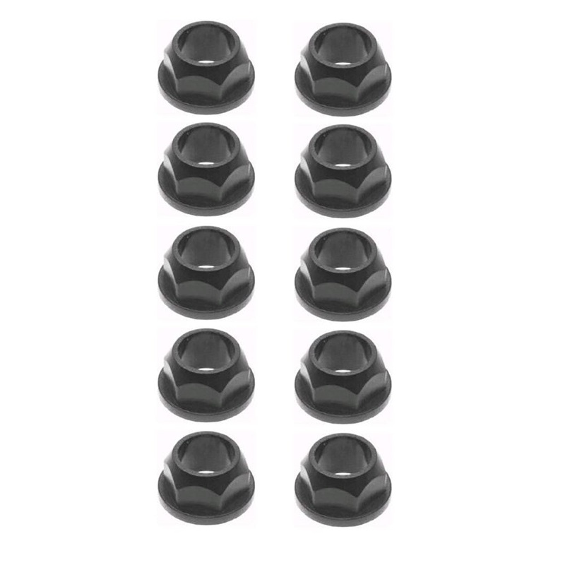 Qty 10: (Plastic) Hex Kingpin Flanged Bushing Fits Cub Cadet Replaces 741-0225