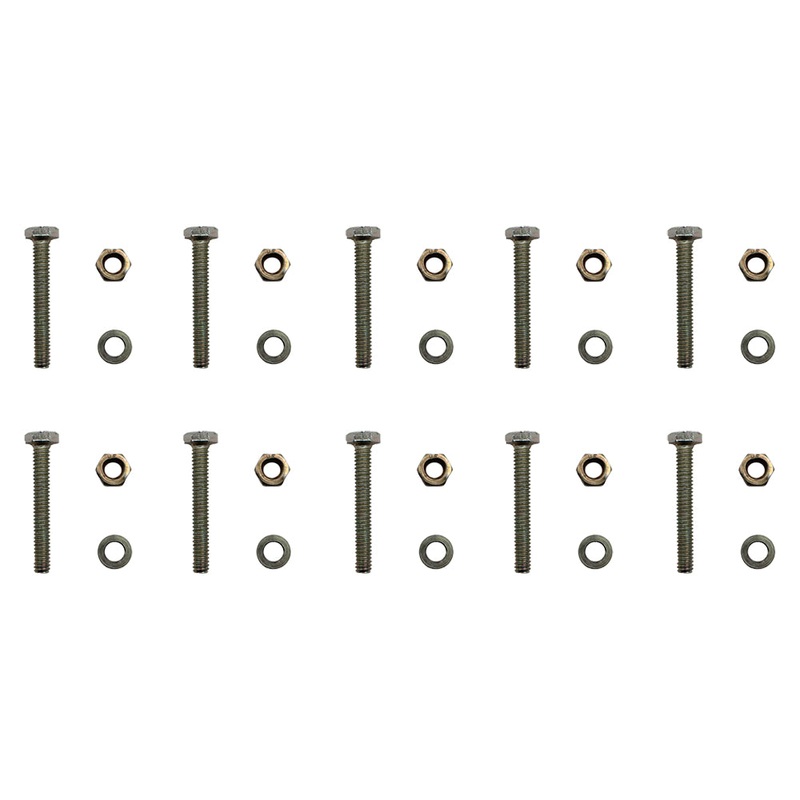 Qty 10: Shear Pin with Nut & Spacer Fits AYP Replaces 9524MA