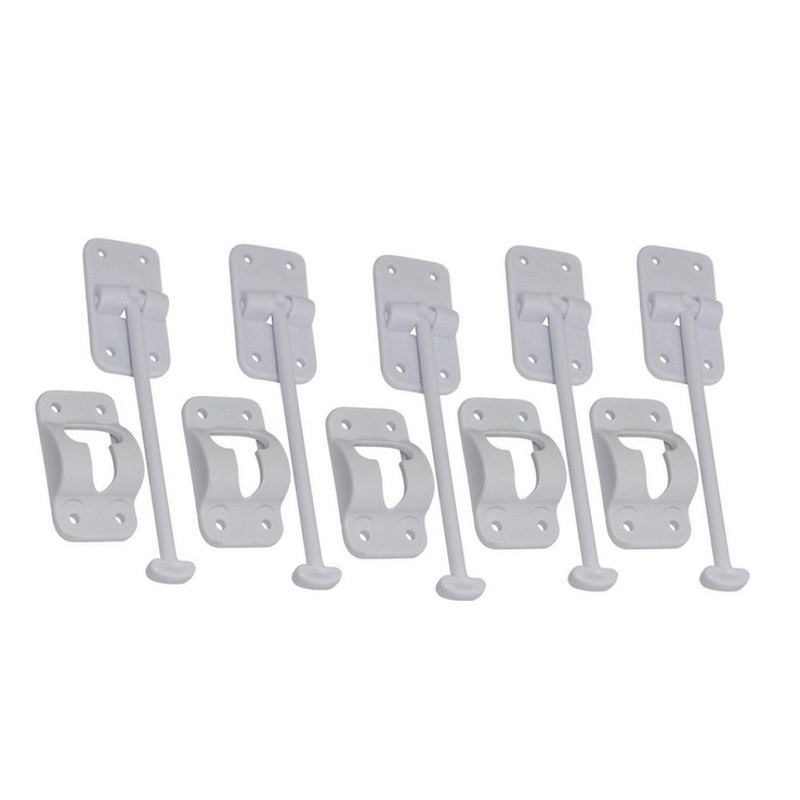 Qty 5: Camper Door Holder w/ Stop Fits Universal Replaces 891-WH