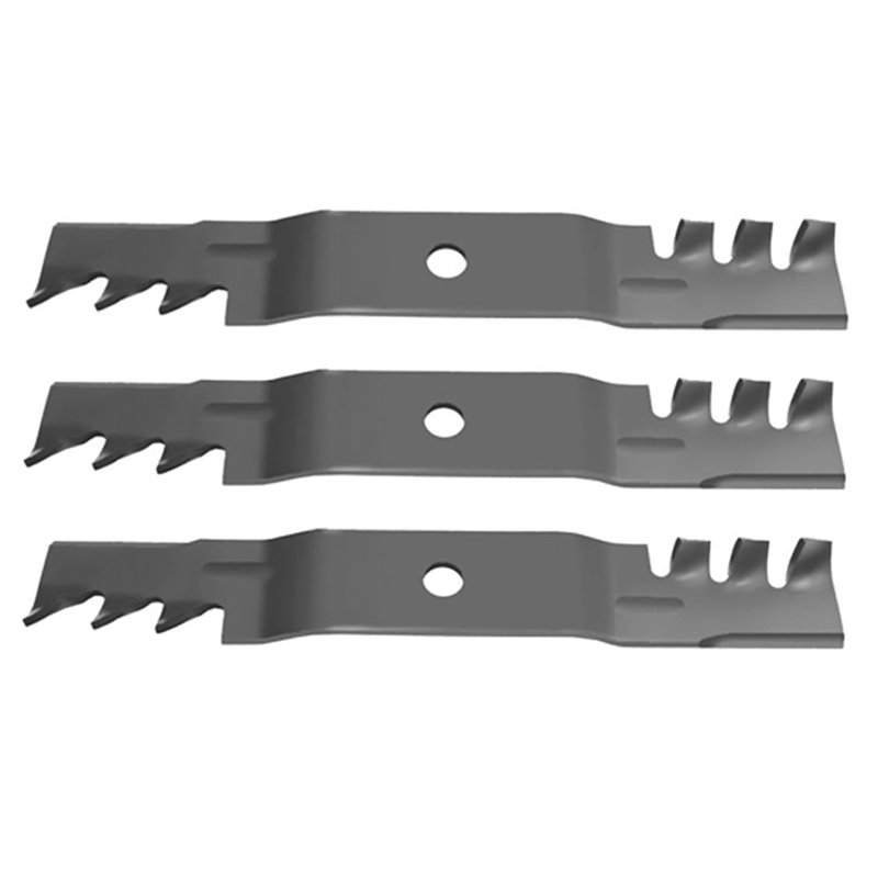 (3) Oregon Fits Gator Mulching Blades Fits John Deere M127500, M127673, M145476