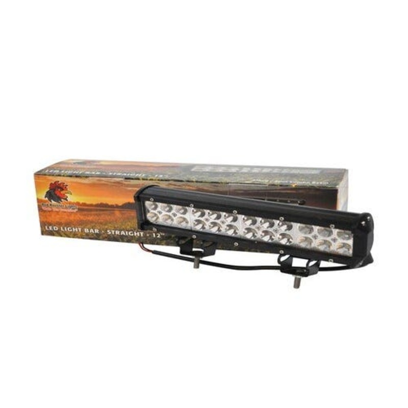 Red Rooster LED Light Bar - Straight - 12" - Flood / Spot Combo Beam - 72W