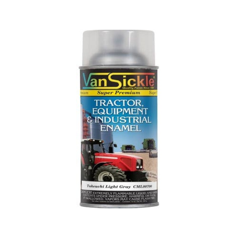 Takeuchi Light Gray - Aerosol fits Paint Takeuchi
