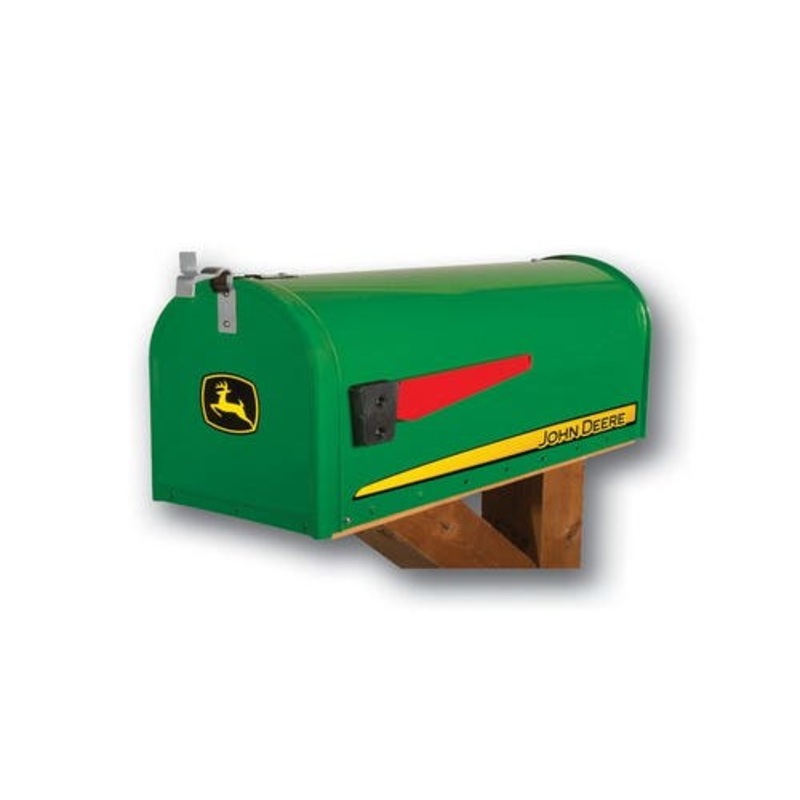 Tractor Mailbox  John Deere Modern Stripe fits Gifts / Toys / Accessories Mailboxes