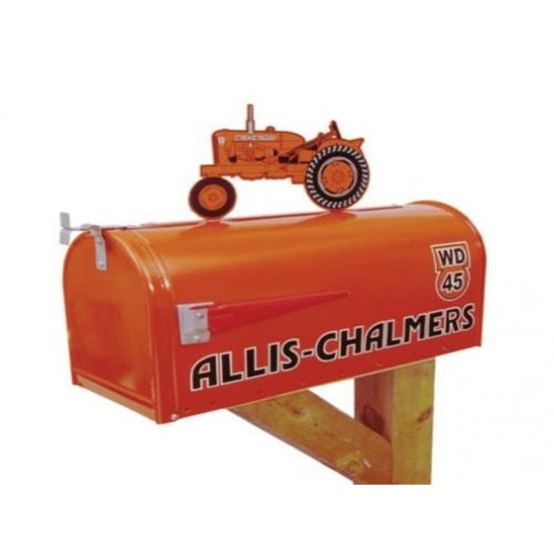 Tractor Mailbox with Topper - Allis Chalmers WD45 fits Gifts / Toys / Accessories Mailboxes