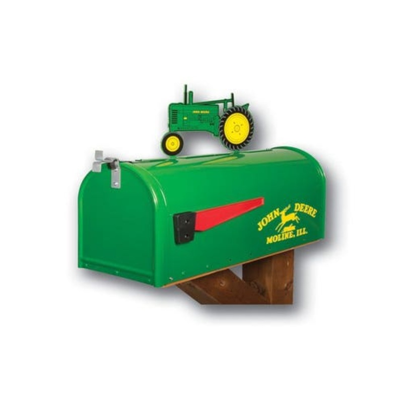Tractor Mailbox with Topper - John Deere Model B fits Gifts / Toys / Accessories Mailboxes