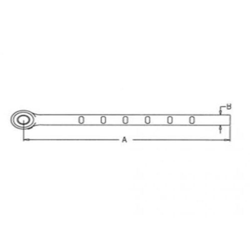 Tie Rod - Left Hand or Right Hand fits John Deere 1640 2040 2040S 2140 2350 2355 2550 2555 2650 2750 2755 2850 6200 6300 6400 6420L 6500 6520L AL37204