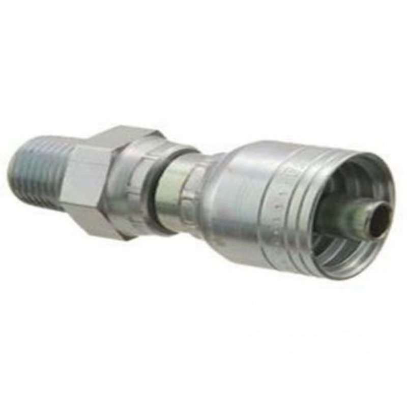 Eaton Weatherhead 04Z-M04 Hydraulic Fitting #4 Male Pipe Swivel 90 Elbow 1/4" - 18