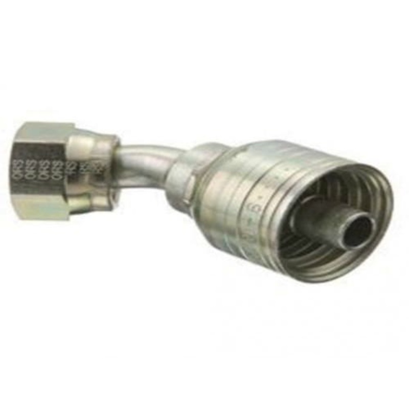Eaton Weatherhead 12Z-L72 Hydraulic Fitting #12 Female For-Seal 45 Elbow 1 3/16" - 12