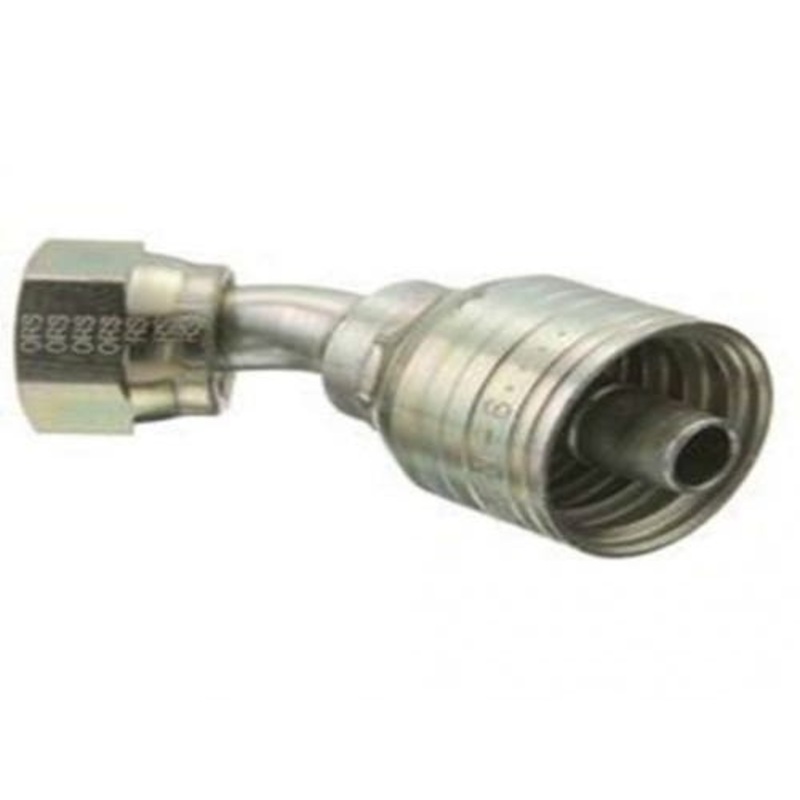 Eaton Weatherhead 16Z-L76 Hydraulic Fitting #16 Female For-Seal Swivel 45 Elbow 1 7/16" - 12