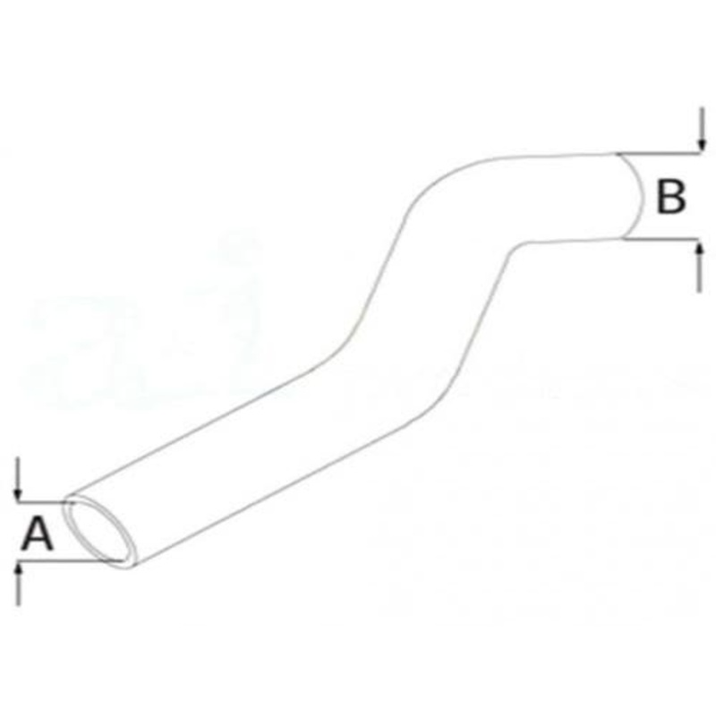 Radiator Hose - Upper fits Massey Ferguson 20C 30B 235 245 20C 30B 30D 533996M1