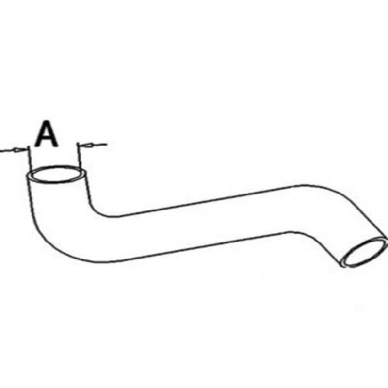 Radiator Hose - Upper fits Massey Ferguson 50B 50D 50H 50HX 60H 50B 50D 50H 50HX 60H 535203M1