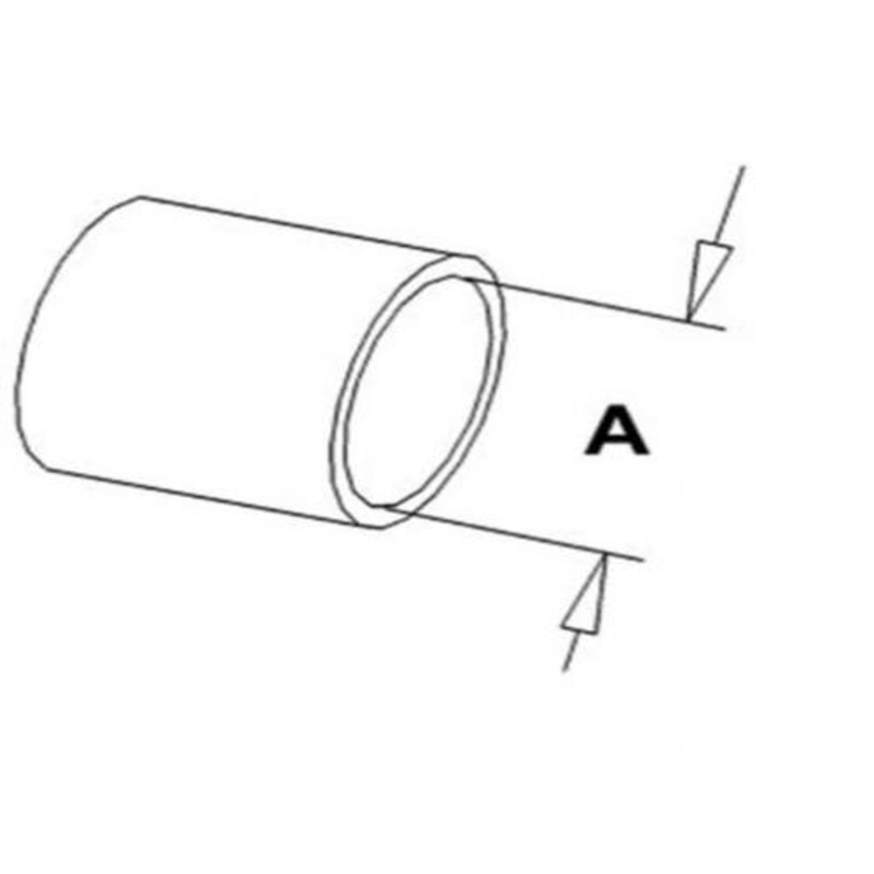 Water Pump Inlet Hose fits Massey Ferguson 2775 2805 743001M1 fits Ford 800 2110 2120 2310 2600 2610 2910 3600 4130 4600 6700 6710 7700 7710 311107