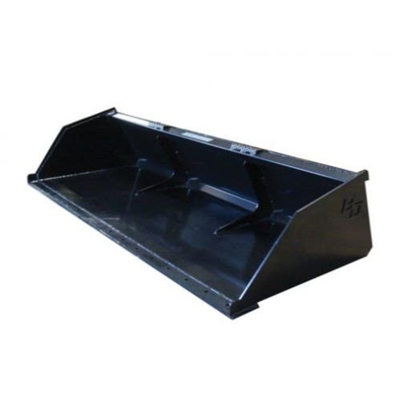 Blue Diamond - Skid Steer Snow & Mulch Bucket 72" Width with Bolt On Edge fits John Deere fits New Holland fits Case fits International
