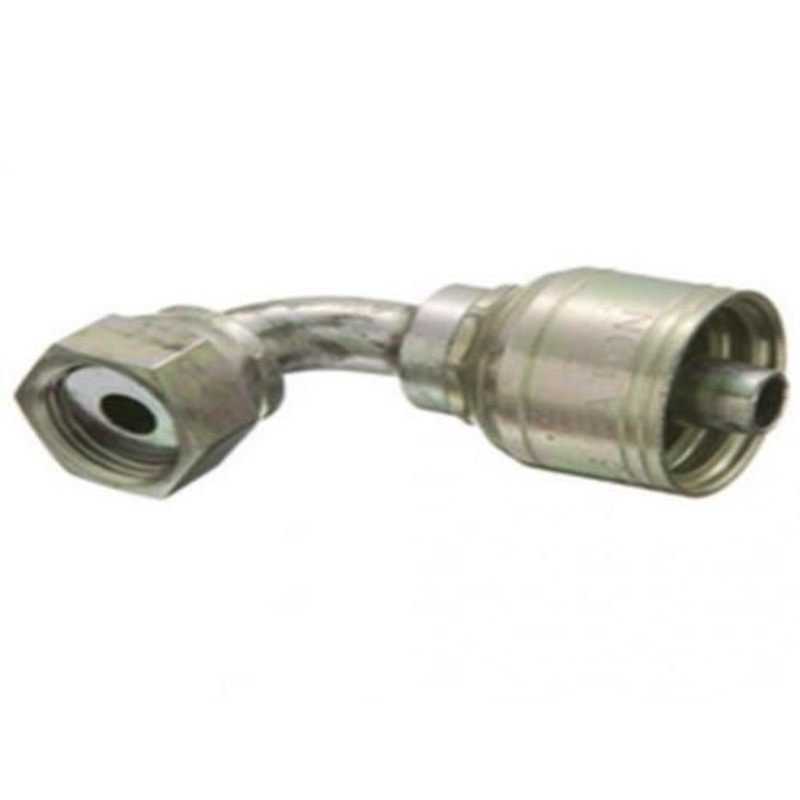 Eaton Weatherhead 04Z-A24 Hydraulic Fitting #4 Female For-Seal Swivel 90 Elbow 9/16" - 18