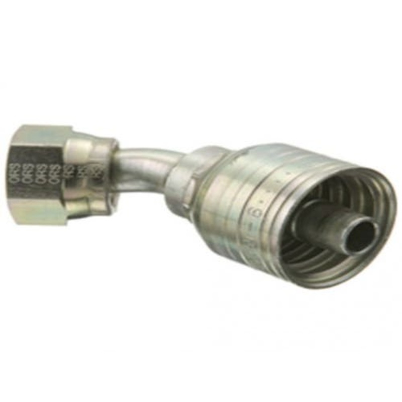 Eaton Weatherhead 04Z-L64 Hydraulic Fitting #4 Female For-Seal Swivel 45 Elbow 9/16" -18