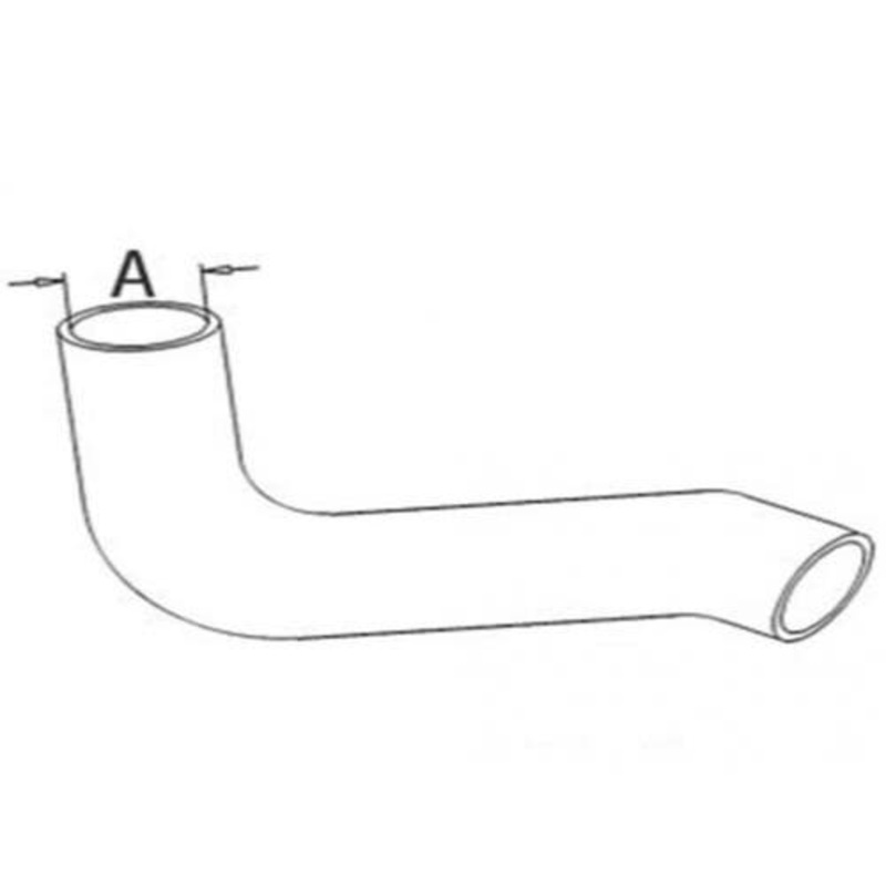 Radiator Hose - Upper fits Massey Ferguson 283 283 2800304M1