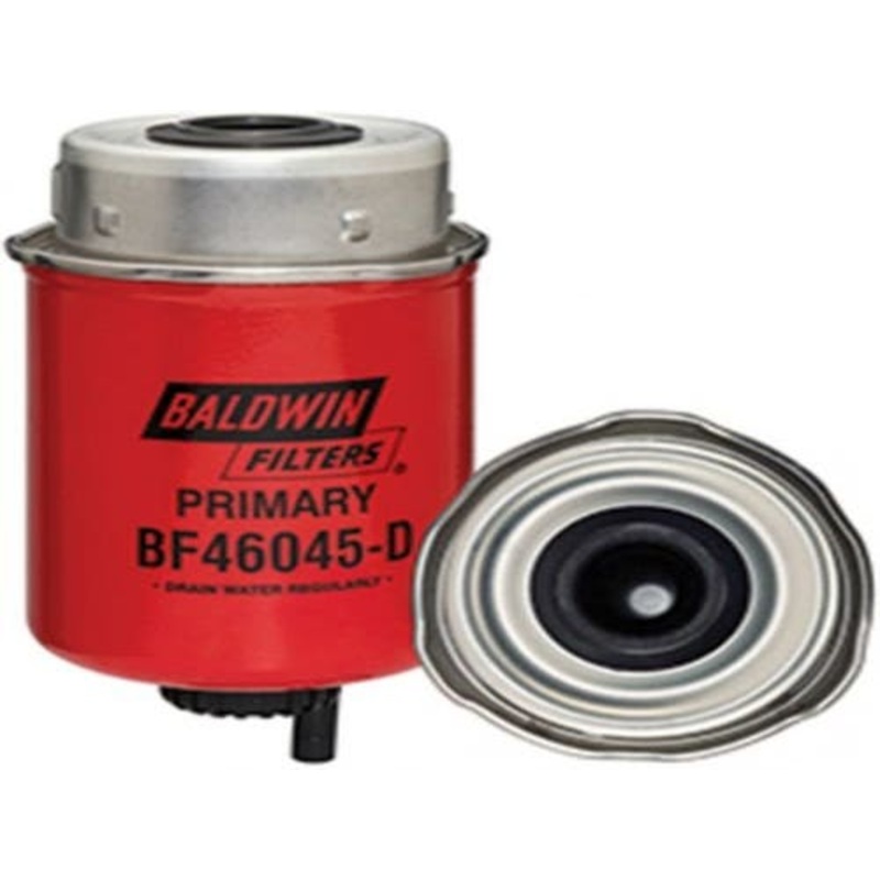 Baldwin Fuel/Water Separator Filter With Drain fits John Deere 6105M 6115M 6125M 6140M RE536195 fits Wix WF10128 fits Fleetguard FS20074