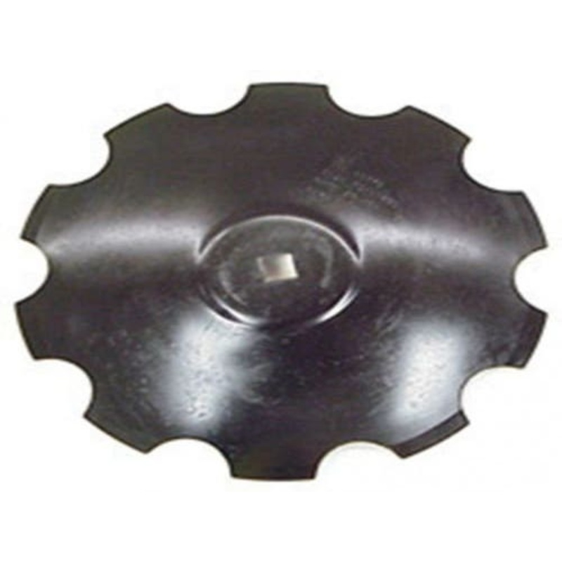Disc Blade 20" Notched Edge 7 Gauge 1-1/8" Square Axle Raised Flat Center fits Universal Tillage Disc Blades fits Case IH 482974R1 607FB 2007703FN